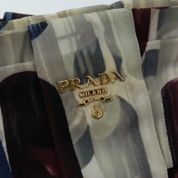 PRADA Lip Pattern Hand Bag Nylon Multicolor Auth - Picture 10 of 16